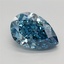 2.68 Ct. Fancy Vivid Blue Pear Lab Grown Diamond