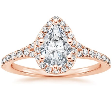 14K Rose Gold Joy Diamond Ring (1/3 ct. tw.) with Bliss Diamond Ring (1/5 ct. tw.)