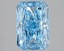 2.10 Ct. Fancy Vivid Blue Radiant Lab Grown Diamond