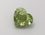 1.05 Ct. Fancy Vivid Green Heart Lab Grown Diamond