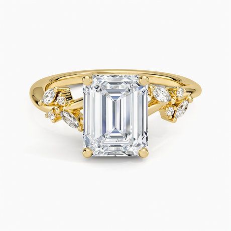 Marquise Cluster Engagement Ring - Arden