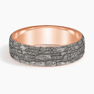 Cuzco 6.5mm Wedding Ring in 14K Rose Gold