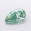 1.50 Ct. Fancy Vivid Green Pear Lab Grown Diamond