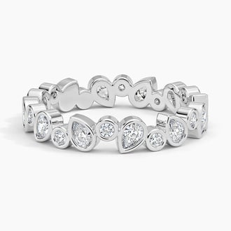 Olivetta Eternity Bezel Lab Diamond Ring (3/4 ct. tw.) in 14K White Gold