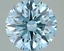1.52 Ct. Fancy Intense Green Blue Round Lab Grown Diamond