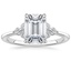 18K White Gold Luxe Melody Diamond Ring (1/5 ct. tw.), smalltop view