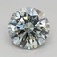 0.90 Ct. Fancy Intense Green Round Lab Grown Diamond