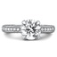 Custom Pave Diamond Ring with Accents
