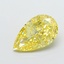 2.52 Ct. Fancy Intense Yellow Pear Lab Grown Diamond