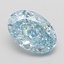 1.54 Ct. Fancy Vivid Blue Oval Lab Grown Diamond