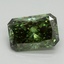 2.51 Ct. Fancy Vivid Pacific Green Radiant Lab Grown Diamond