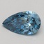 0.57 Ct. Fancy Vivid Blue Pear Lab Grown Diamond