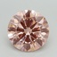 2.52 Ct. Fancy Intense Pink Round Lab Grown Diamond