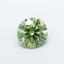 1.07 Ct. Fancy Vivid  Green Round Lab Grown Diamond