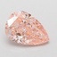 1.04 Ct. Fancy Vivid Pink Pear Lab Grown Diamond