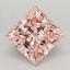 1.84 Ct. Fancy Vivid Pink Princess Lab Grown Diamond