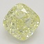1.36 Ct. Fancy Yellow Cushion Diamond