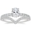 Platinum Luxe Heritage Diamond Ring (1/3 ct. tw.) with Elongated Luxe Flair Diamond Ring