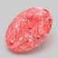 3.05 Ct. Fancy Vivid Pink Oval Lab Grown Diamond