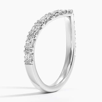 Nathalie Contour Oval Lab Diamond Ring (1/2 ct. tw.) in 18K White Gold