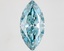 4.02 Ct. Fancy Vivid Blue Marquise Lab Grown Diamond