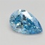 1.25 Ct. Fancy Vivid Blue Pear Lab Grown Diamond