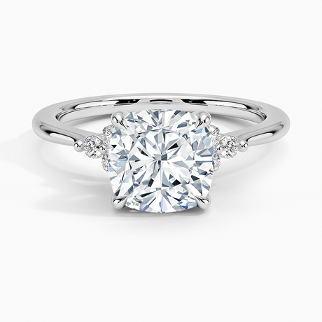18K White Gold Melody Diamond Ring