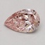 0.53 Ct. Fancy Intense Pink Pear Lab Grown Diamond