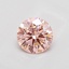 1.09 Ct. Fancy Intense Pink Round Lab Grown Diamond