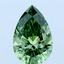 2.05 Ct. Fancy Vivid Green Pear Lab Grown Diamond