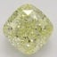 1.22 Ct. Fancy Light Yellow Cushion Diamond