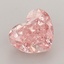 1.88 Ct. Fancy Vivid  Pink Heart Lab Grown Diamond