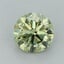 1.00 Ct. Fancy Vivid Green Round Lab Grown Diamond