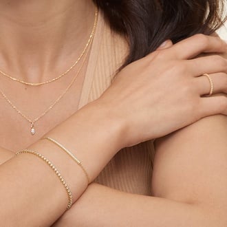 6.5 in. Certified Lab Grown Diamond Tennis Bracelet