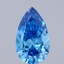 3.50 Ct. Fancy Vivid Blue Pear Lab Grown Diamond