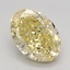 2.22 Ct. Fancy Intense Yellow Oval Lab Grown Diamond