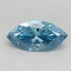 1.04 Ct. Fancy Vivid Blue Marquise Lab Grown Diamond