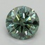 1.25 Ct. Fancy Vivid Green Round Lab Grown Diamond