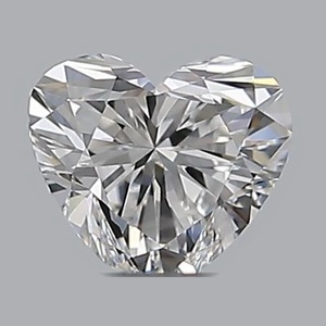 Heart diamond — real photo