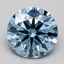 1.53 Ct. Fancy Intense Blue Round Lab Grown Diamond