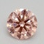 2.15 Ct. Fancy Intense Pink Round Lab Grown Diamond