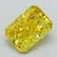 2.15 Ct. Fancy Vivid Yellow Radiant Lab Grown Diamond