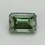 5.04 Ct. Fancy Vivid Pacific Green Emerald Lab Grown Diamond