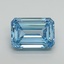 10.06 Ct. Fancy Vivid Blue Emerald Lab Grown Diamond
