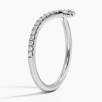 Entwined Contour Diamond Ring (1/5 ct. tw.) in 18K White Gold