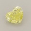 1.08 Ct. Fancy Intense Yellow Heart Lab Grown Diamond