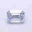 1.01 Ct. Fancy Blue Emerald Lab Grown Diamond