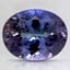 9.4x7.4mm Unheated Violet Oval Tanzanite