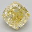 3.44 Ct. Fancy Intense Yellow Cushion Lab Grown Diamond