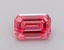 1.17 Ct. Fancy Vivid Pink Emerald Lab Grown Diamond